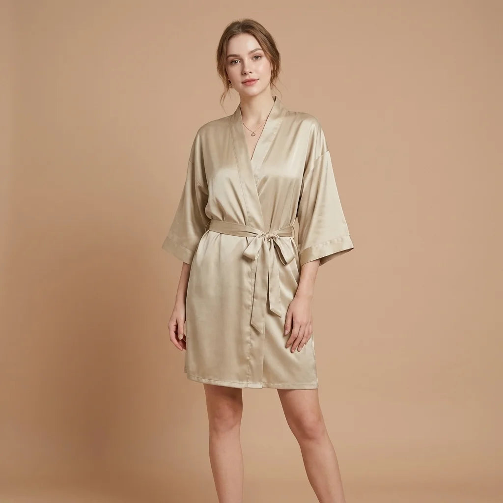 Aveline Satin Ease Robe
