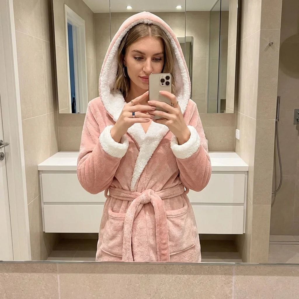 Orion Plush Hooded Robe