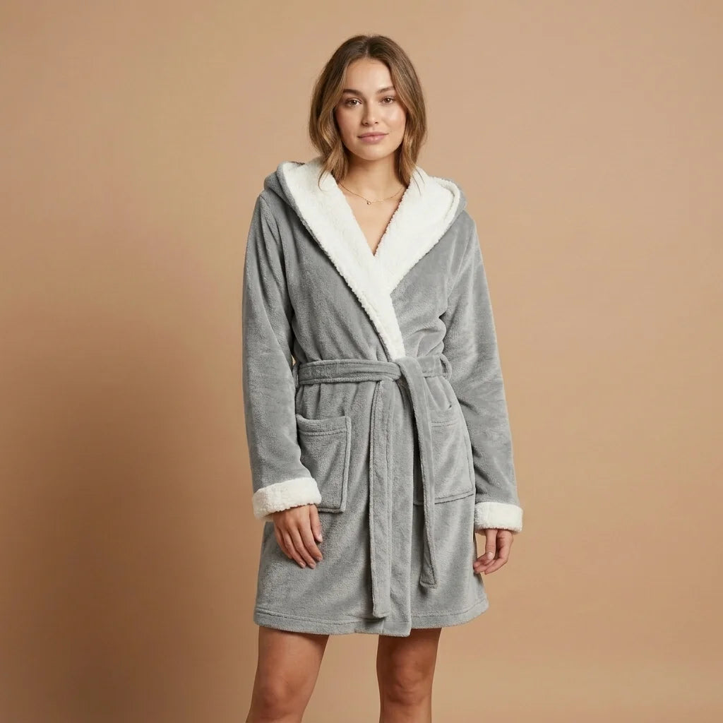 Orion Plush Hooded Robe