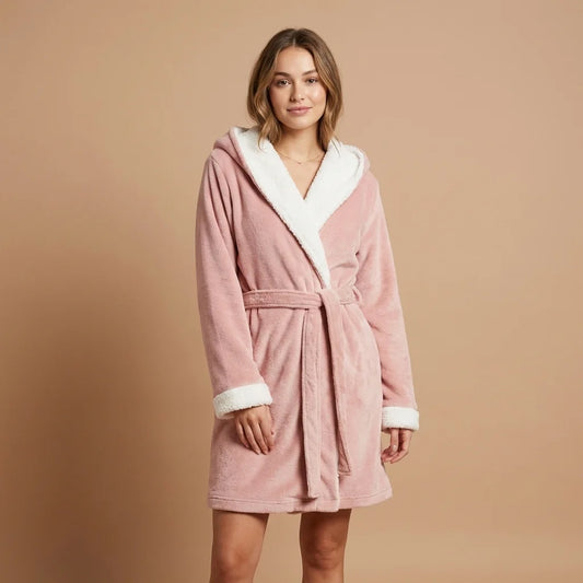 Orion Plush Hooded Robe
