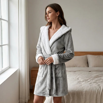 Orion Plush Hooded Robe