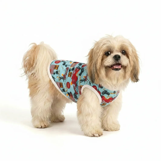 Roupa para Cachorro Pequeno Skeepy Soft™ Route 66