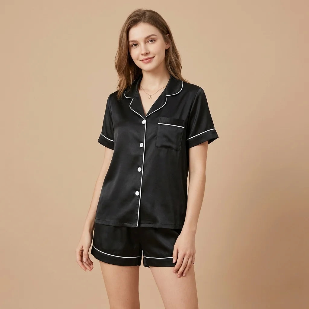 Velmira Silk Pajama Set